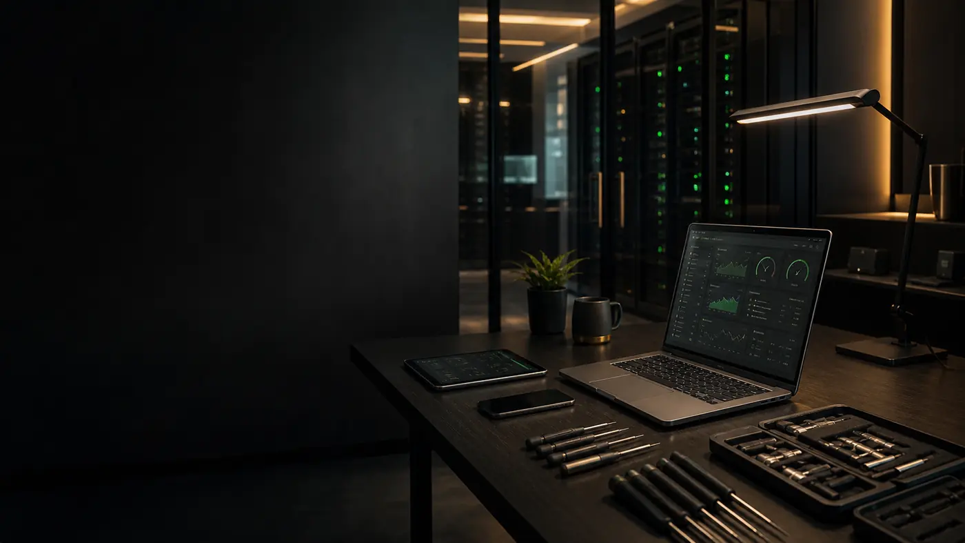 Secure client portal workspace